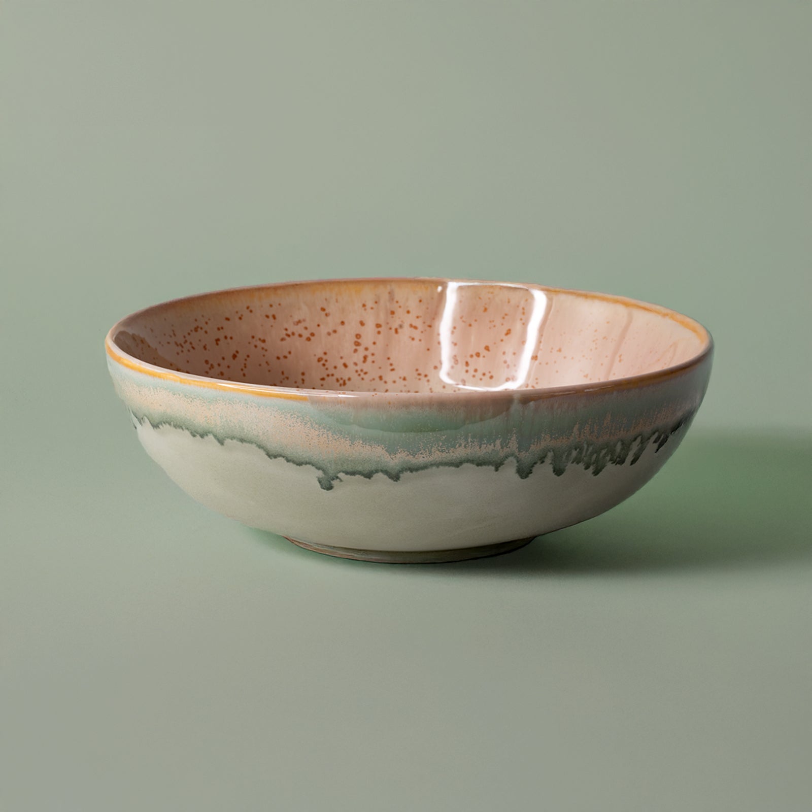 Potter For The Planet Salad Bowl Rainforest Jasper