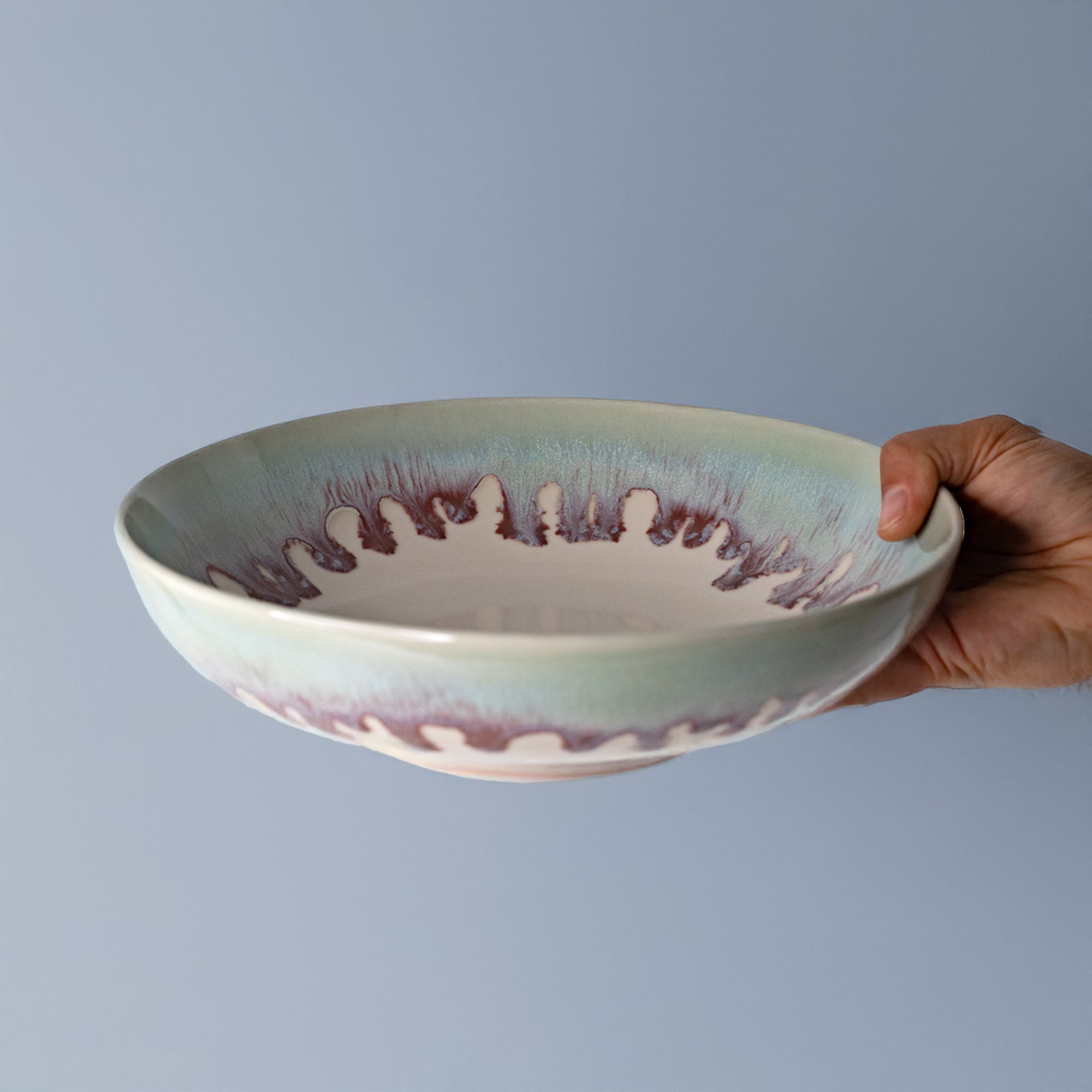 Pottery For The Planet Serving Bowl Angelic
