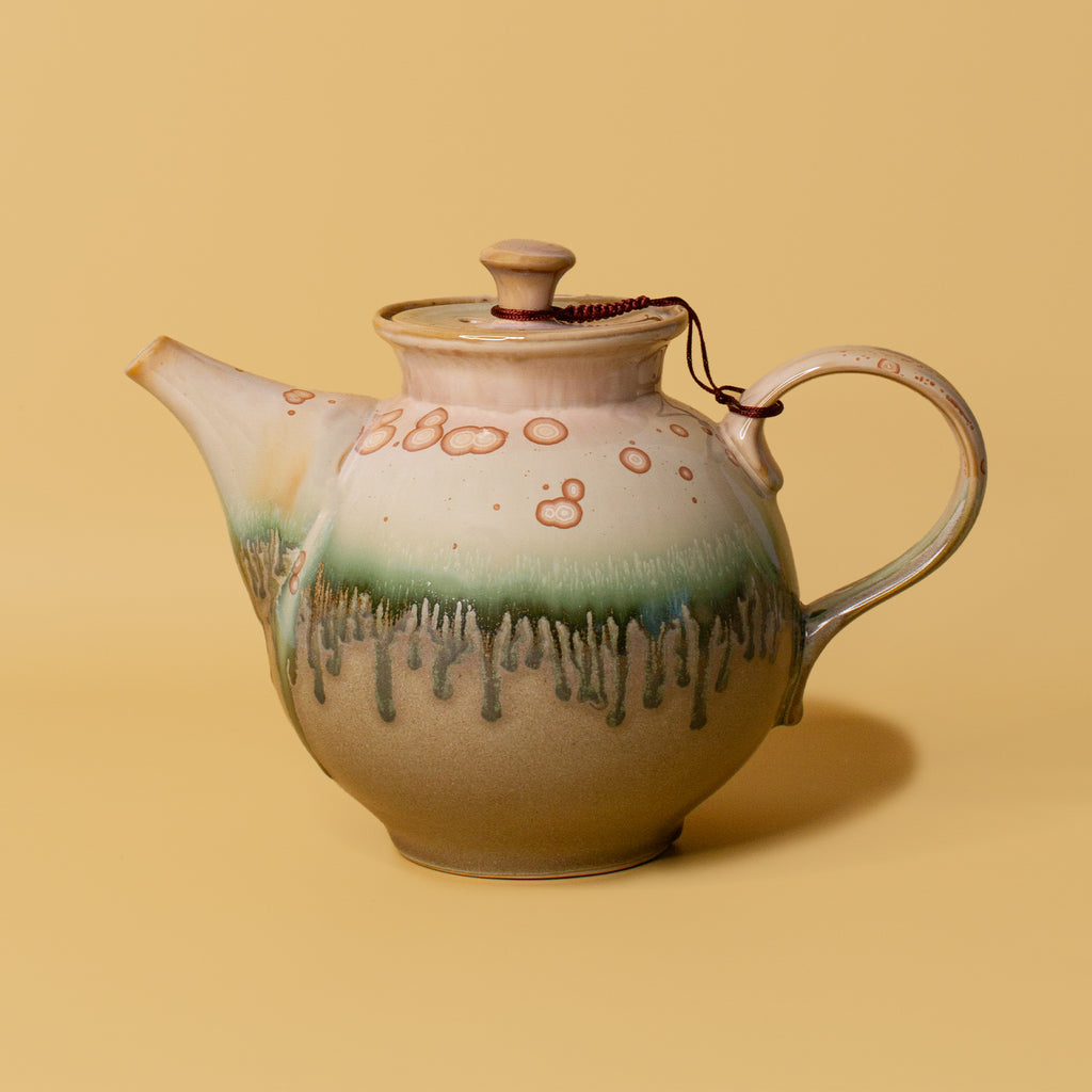 Pottery For The Planet Ceramic Teapot Beth Rainforest Jasper