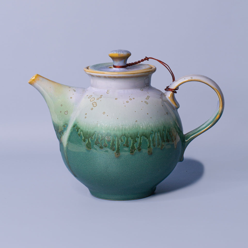 Pottery For The Planet Ceramic Teapot Beth Ocean Jasper
