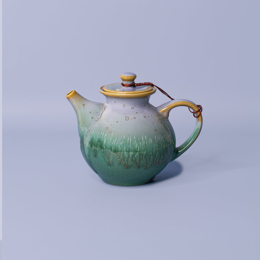 Pottery For The Planet Ceramic Teapot Small Beth Ocean Jasper