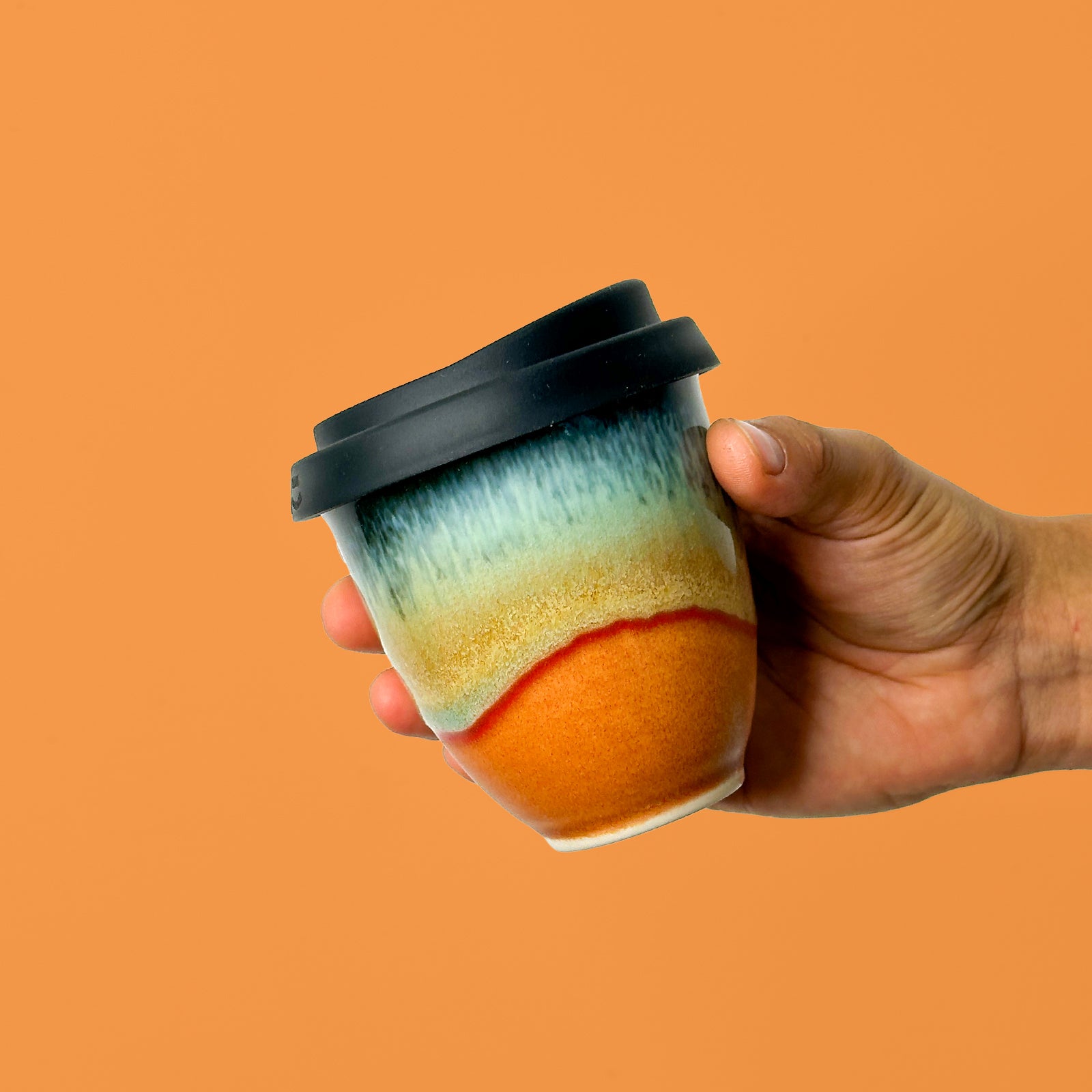 Midnight On Mars Ceramic Travel Cup