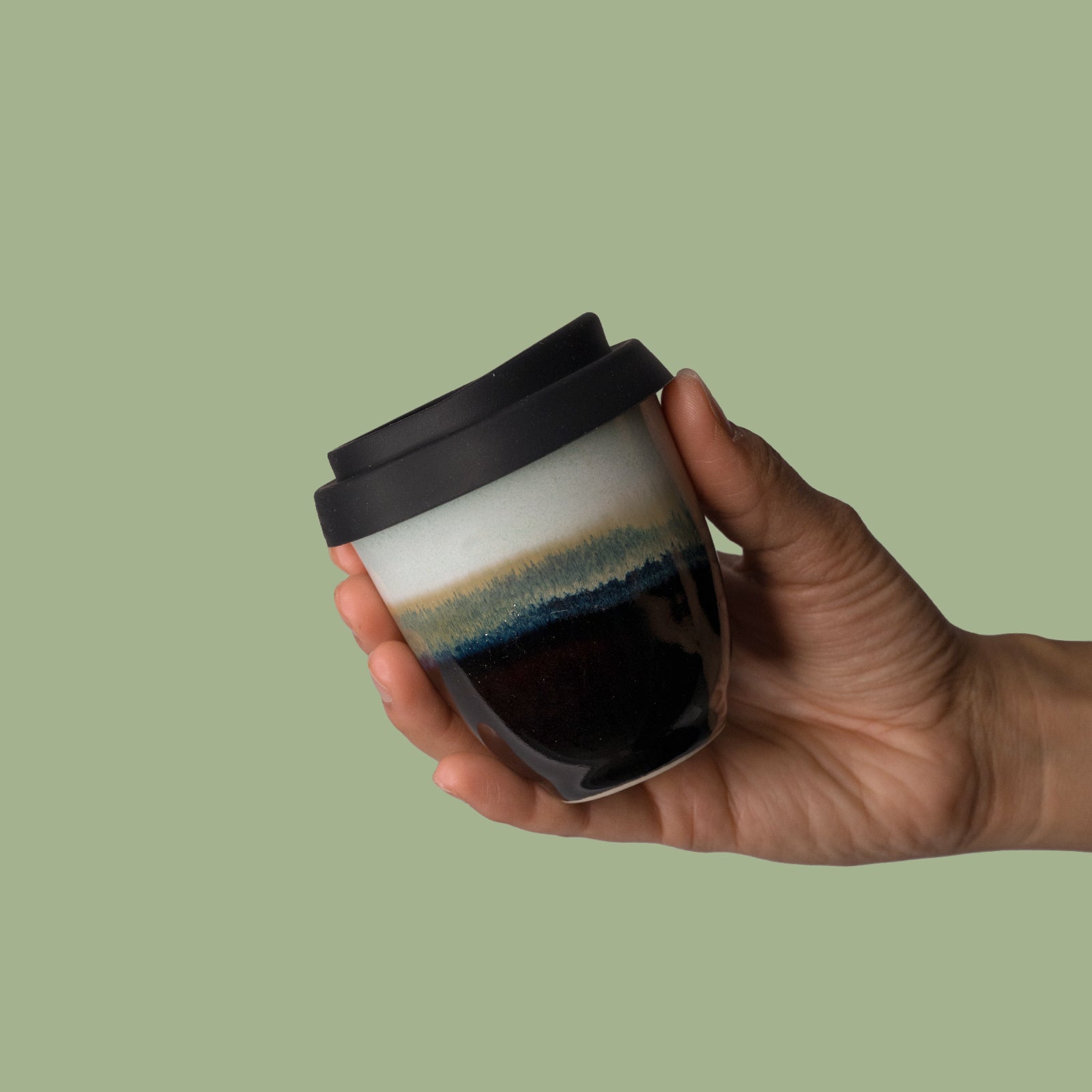 Sexy Lime Ceramic Travel Cup