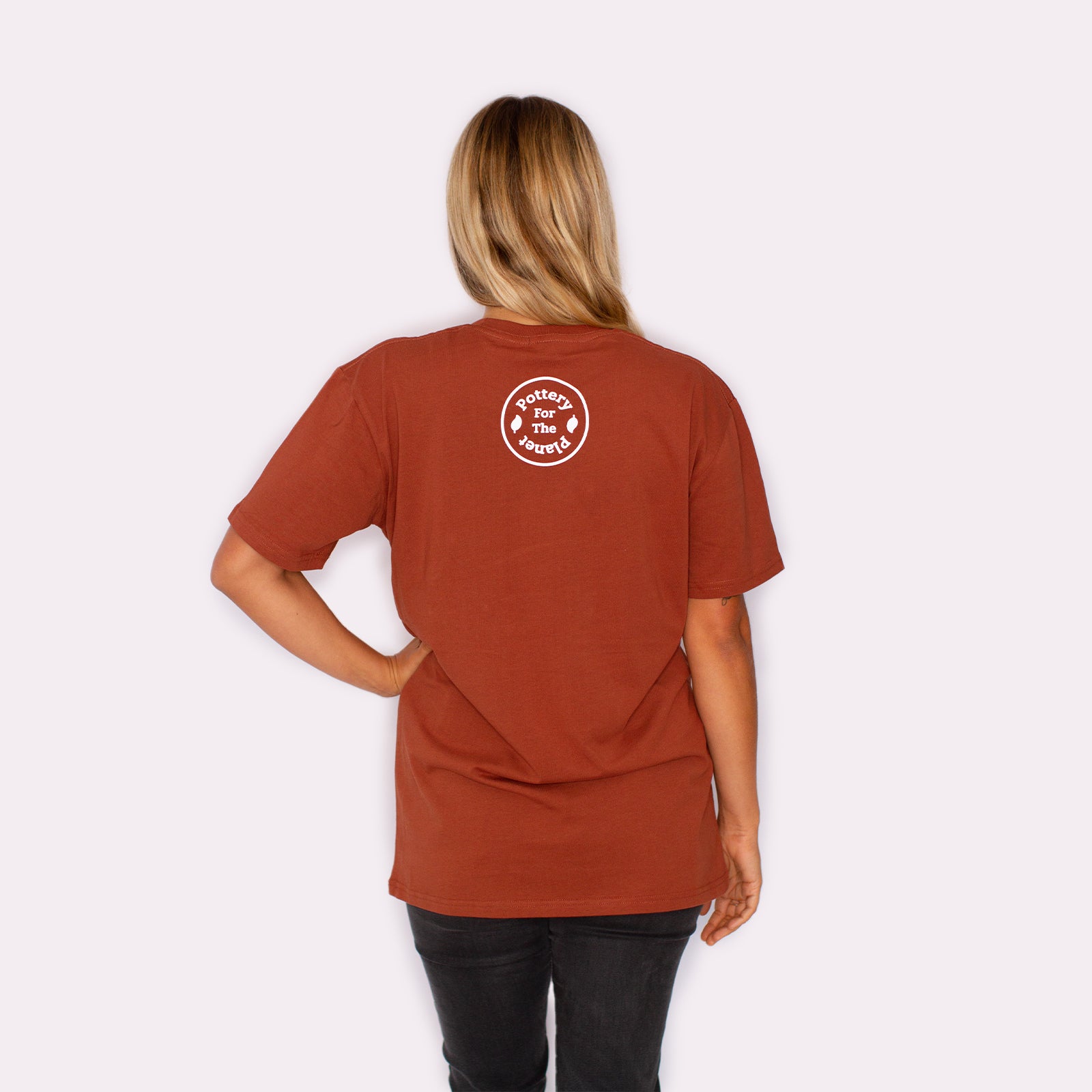 Clay Cotton Tshirt with Logo