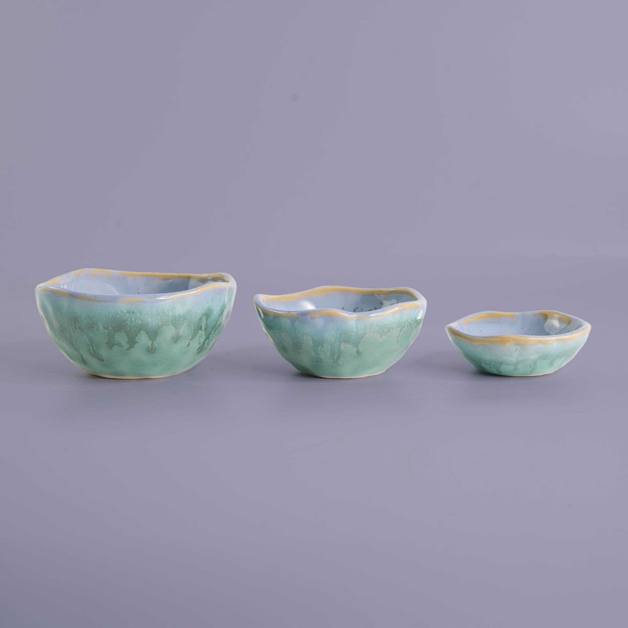 Nesting Bowl set in Ocean Jasper