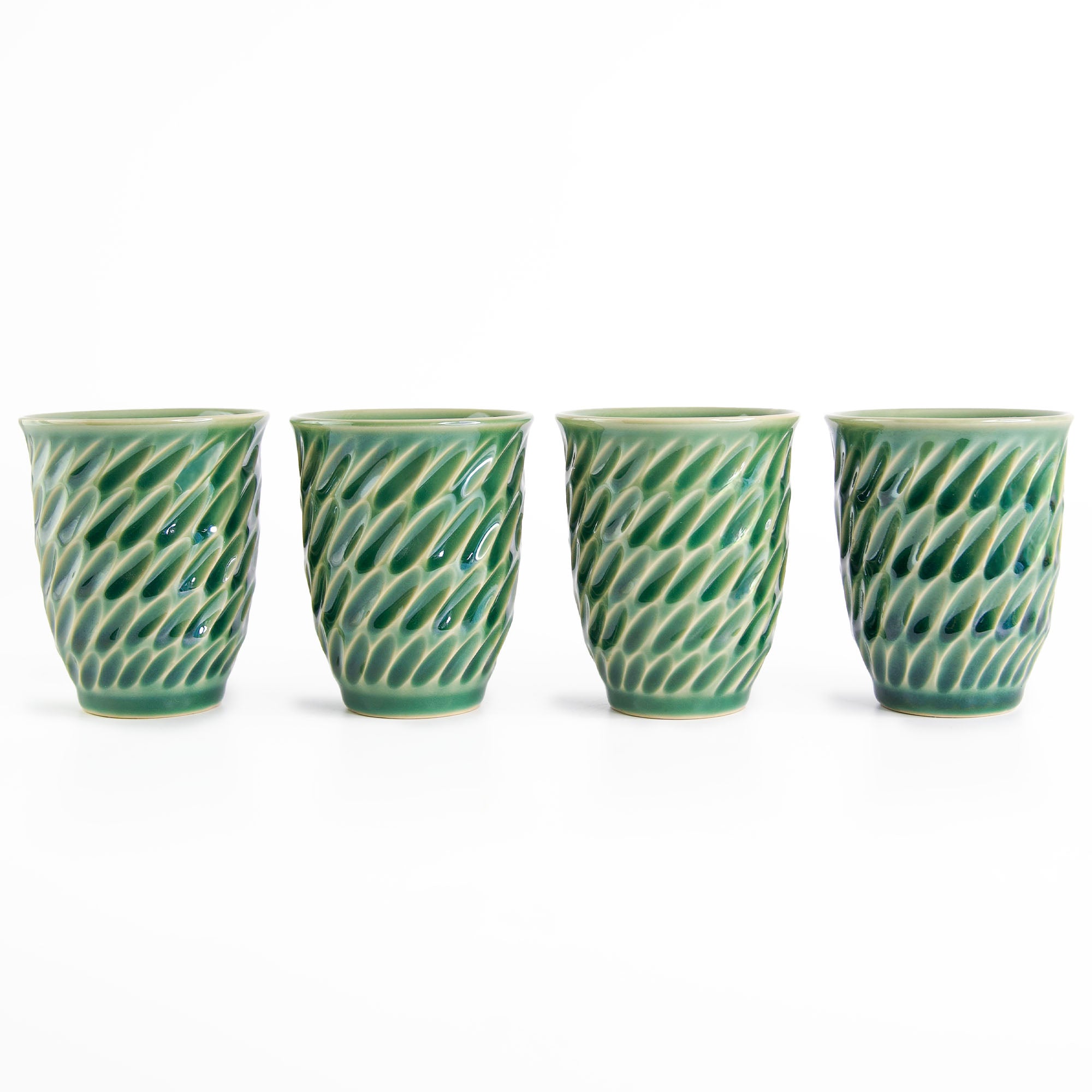 Topless cup set in Sage