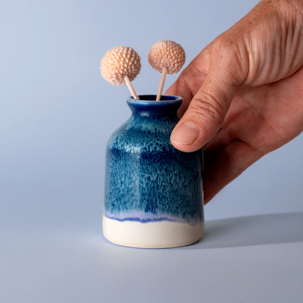 Mini Bottle Vase | Miniature Decorative Vase | Pottery For The Planet