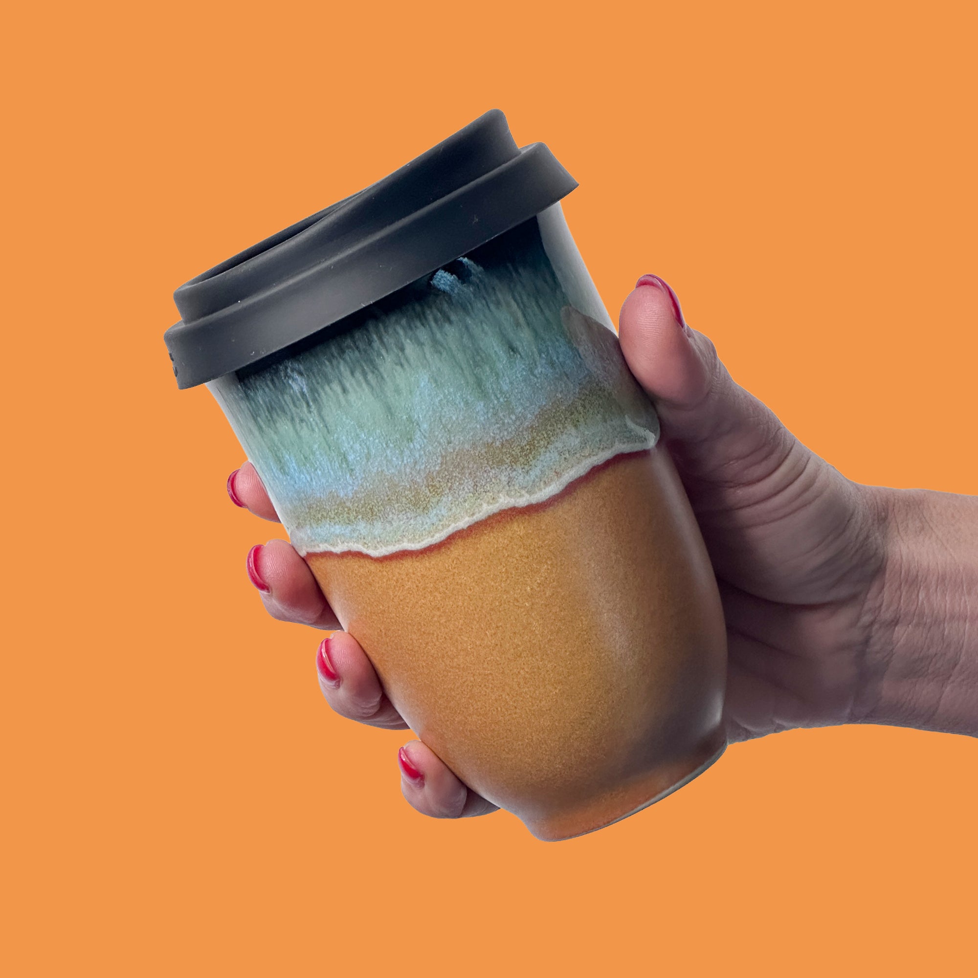 Midnight On Mars Ceramic Travel Cup