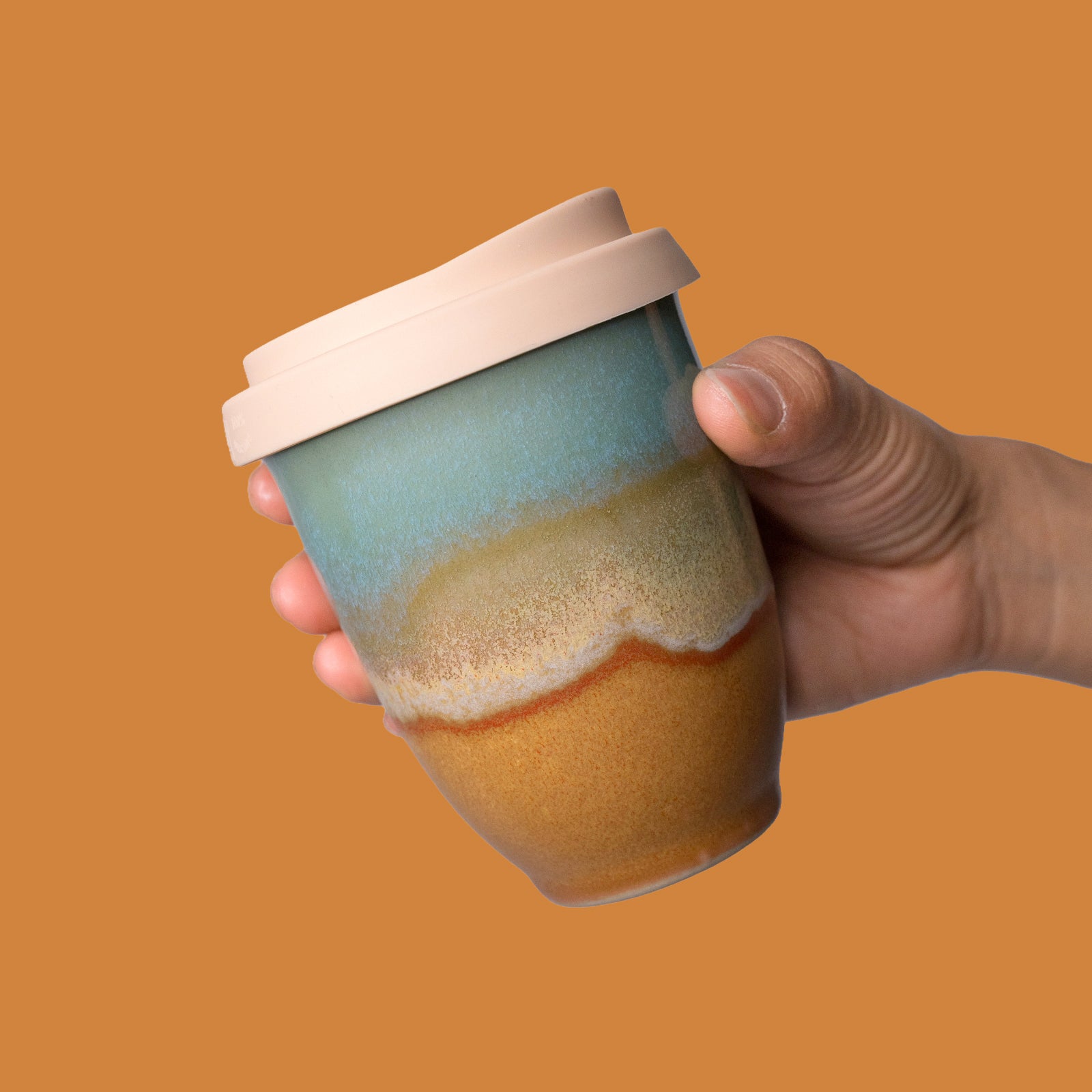 Coral Dreaming Ceramic Travel Cup