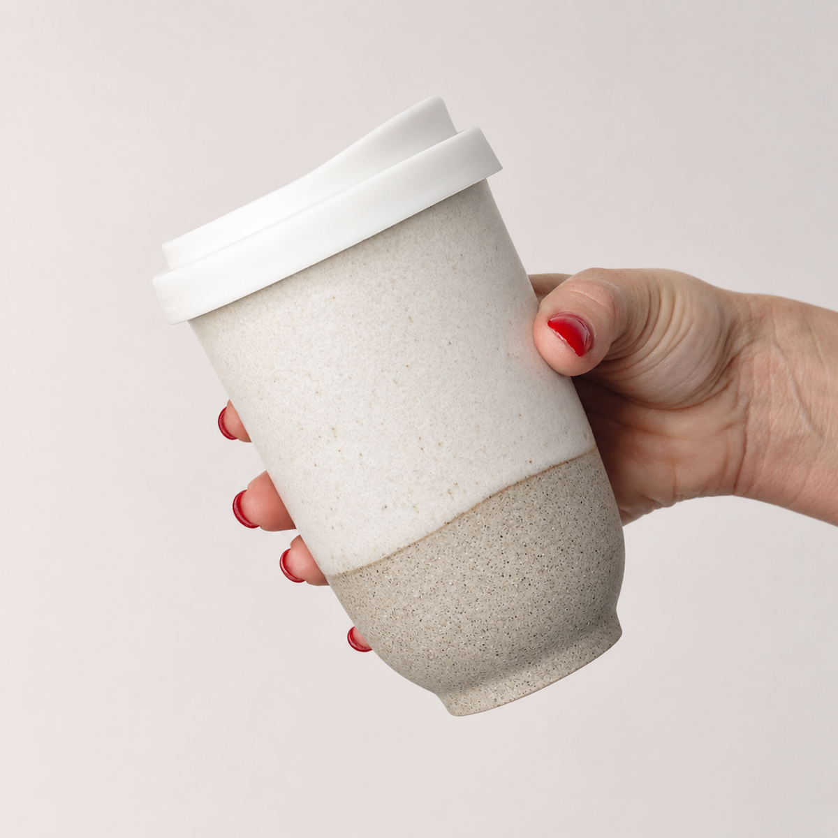 Sandy Ceramic Travel Cup