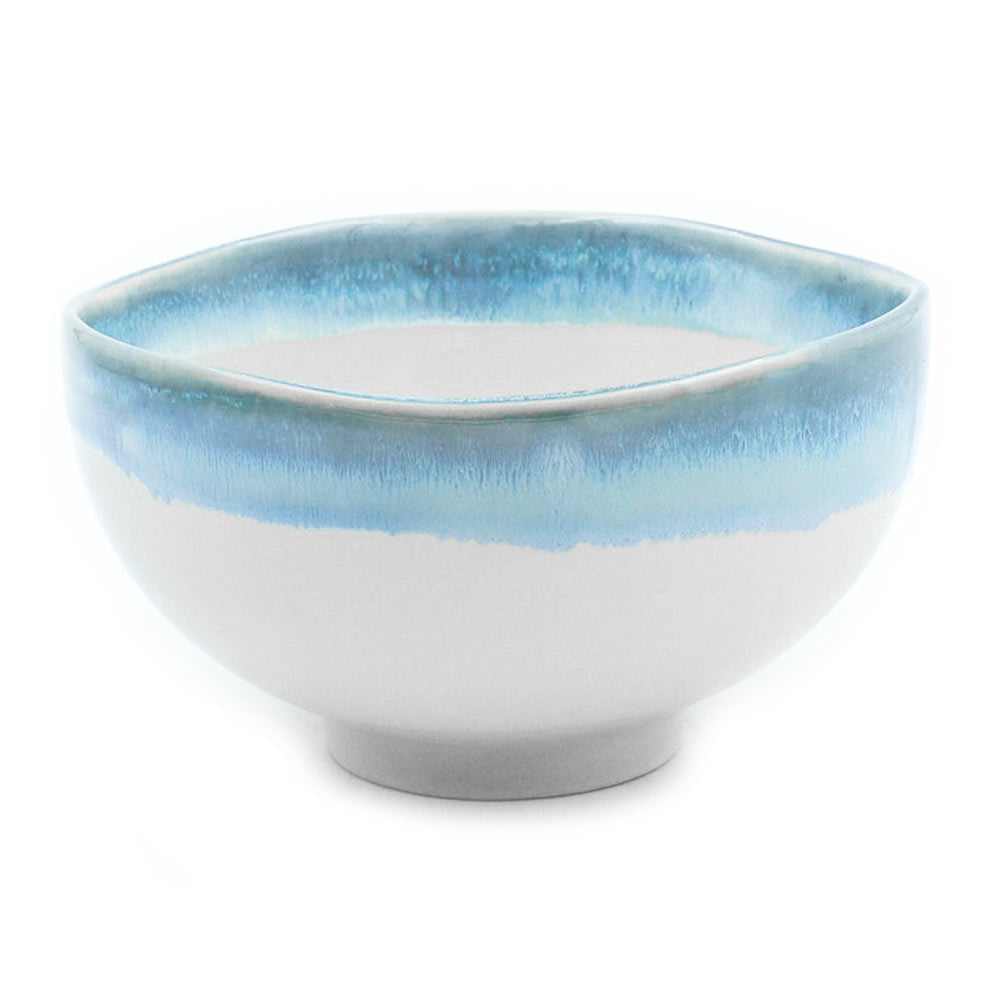 Ceramic Noodle Bowl Blue and White