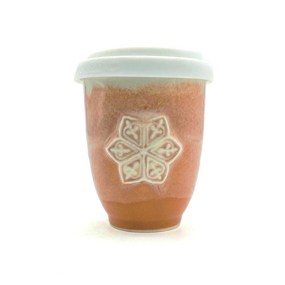 Pottery For The Planet Cup Desert Ochre Mandala 8oz