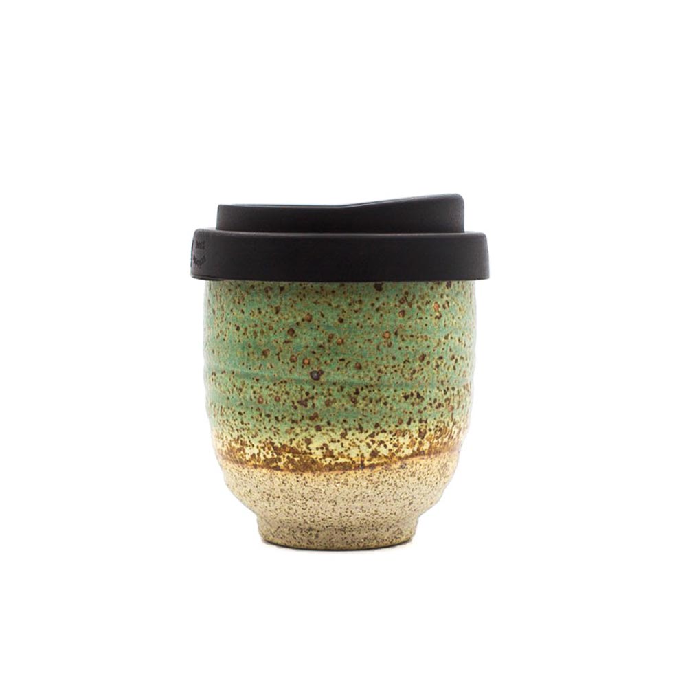 Forest Moss Ceramic Travel Cup 6oz