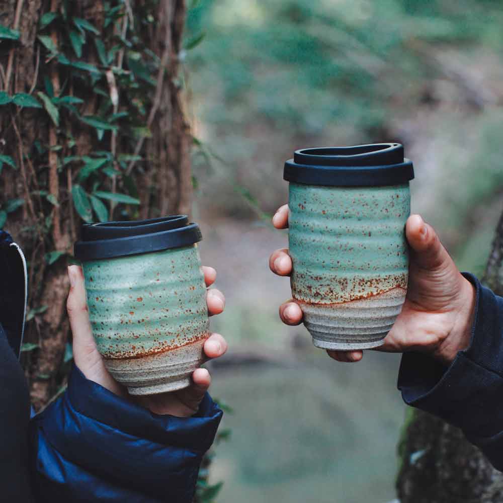 Ceramic Takeaway Coffee Cups | Limited Edition | Pottery For The Planet