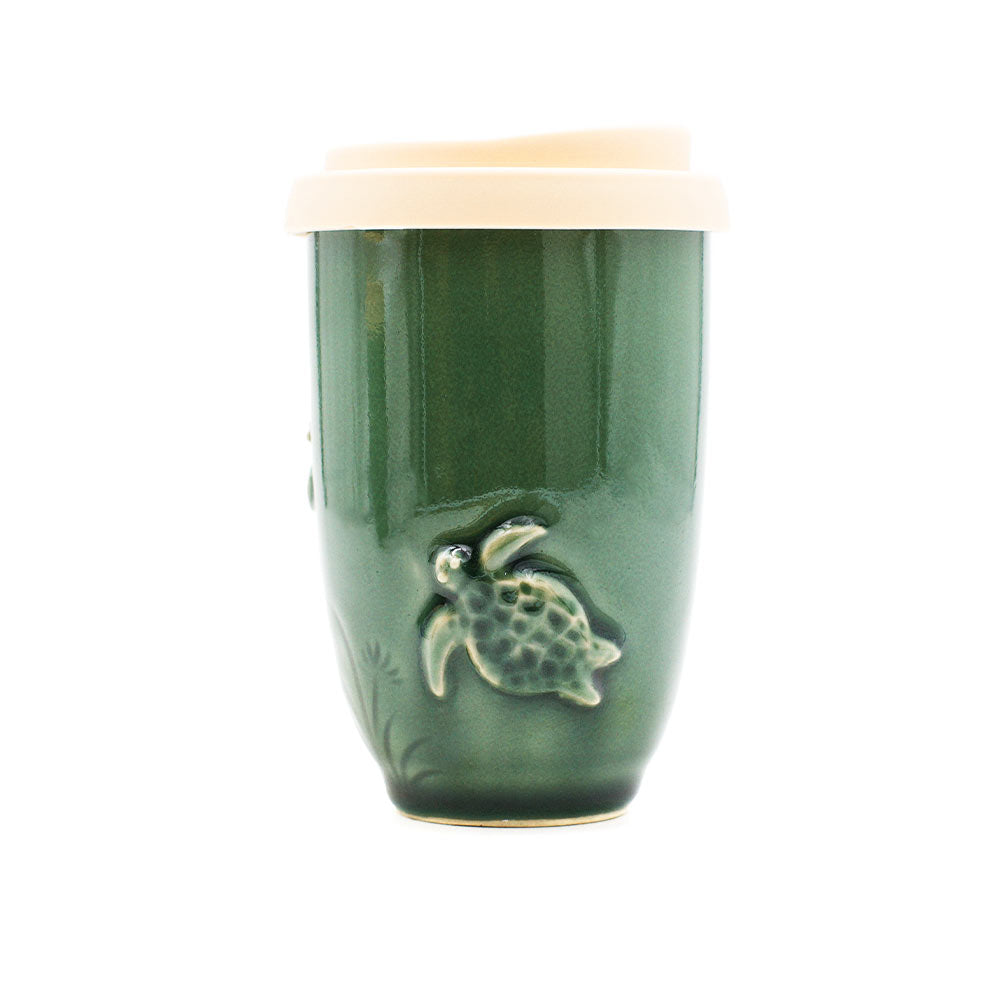 Green Sea Turtle Ceramic Cup