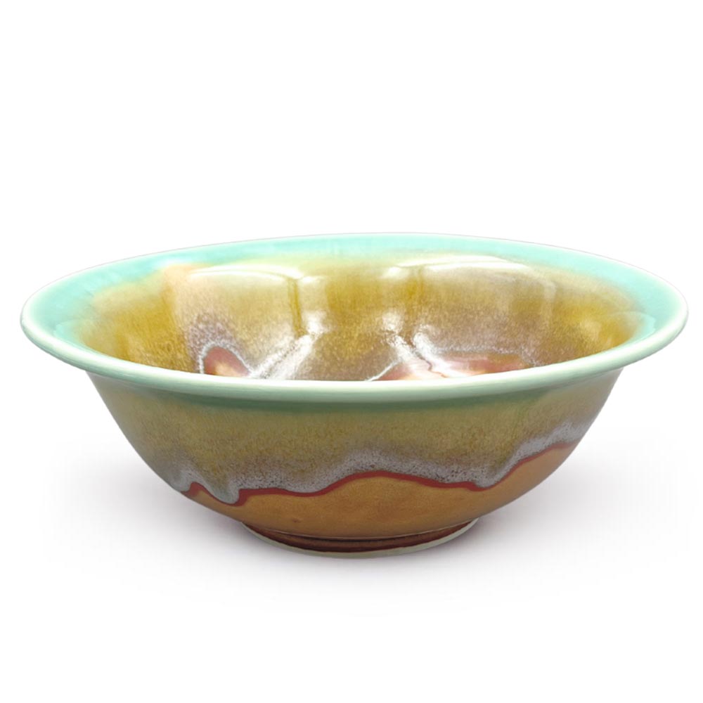 Potter For The Planet Salad Bowl Coral Dreaming