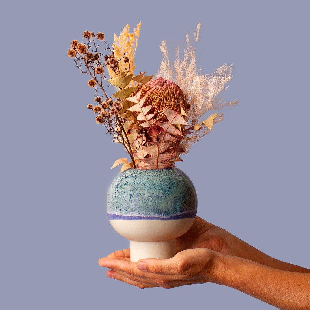 Bul Blue and White Ceramic vase