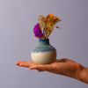 Small Blue and White Ceramic Vase
