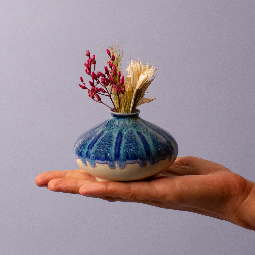 Small Blue and White Ceramic vase