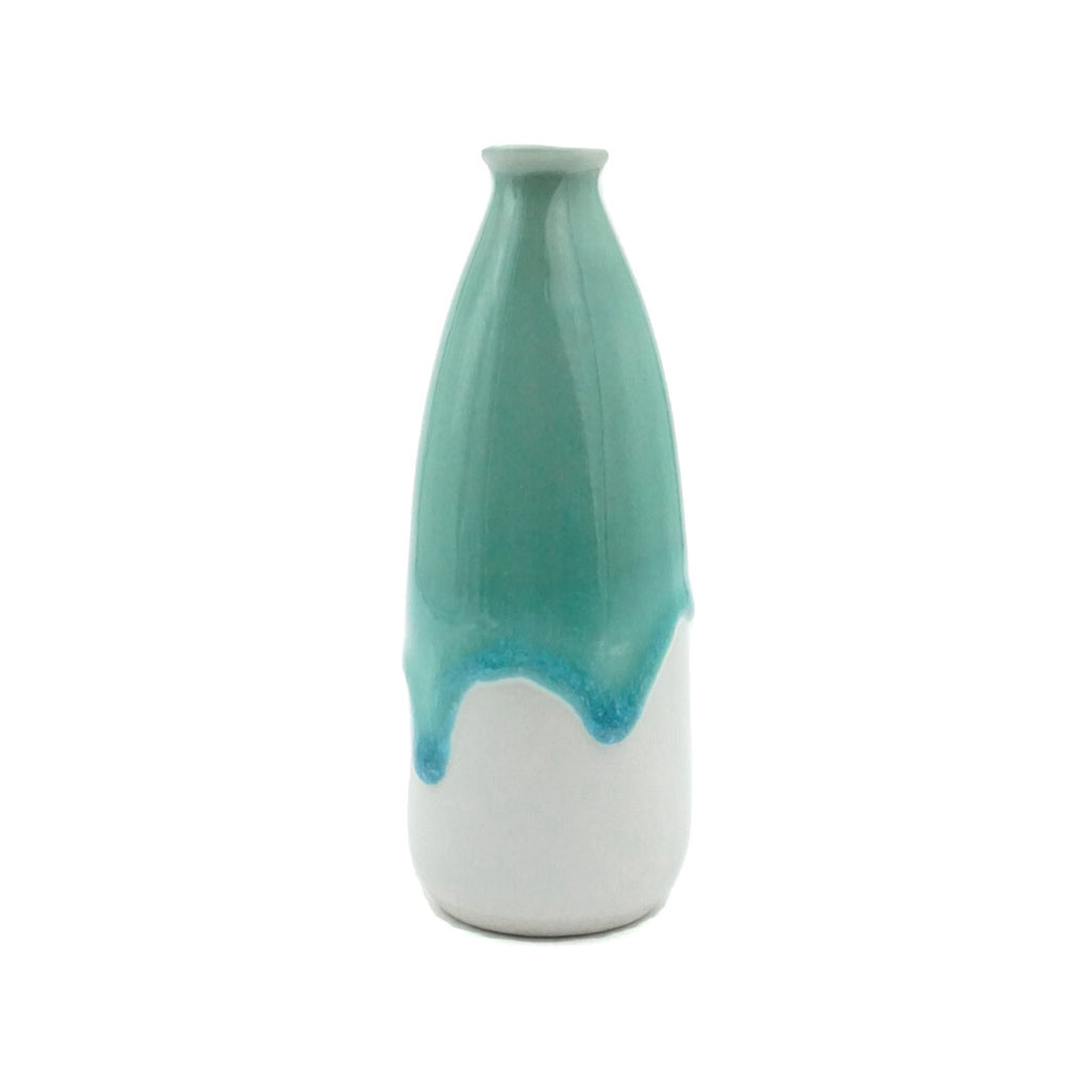 Pottery For The Planet Olive Vase Glacier