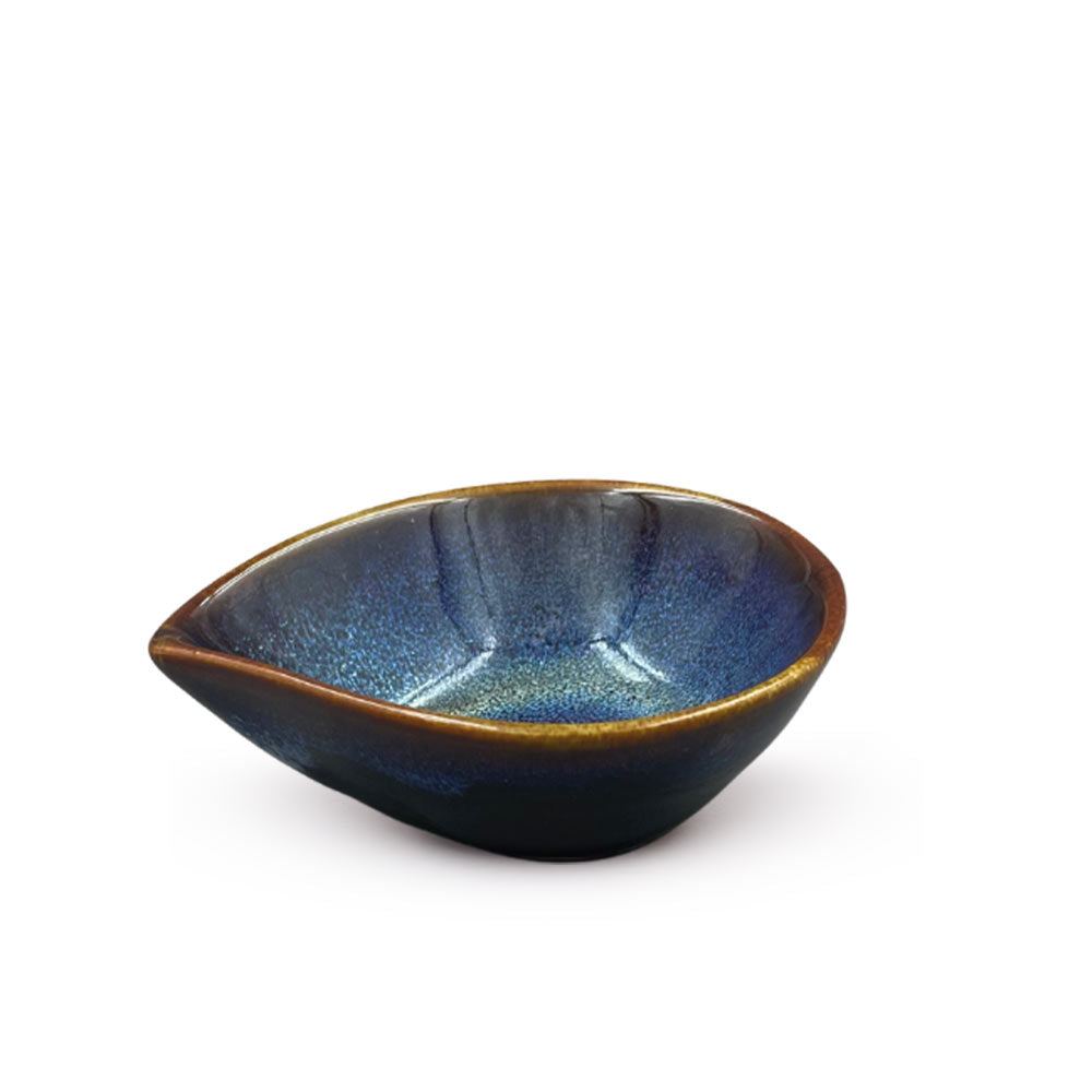 Navy Blue Ceramic Pinch Bowl 