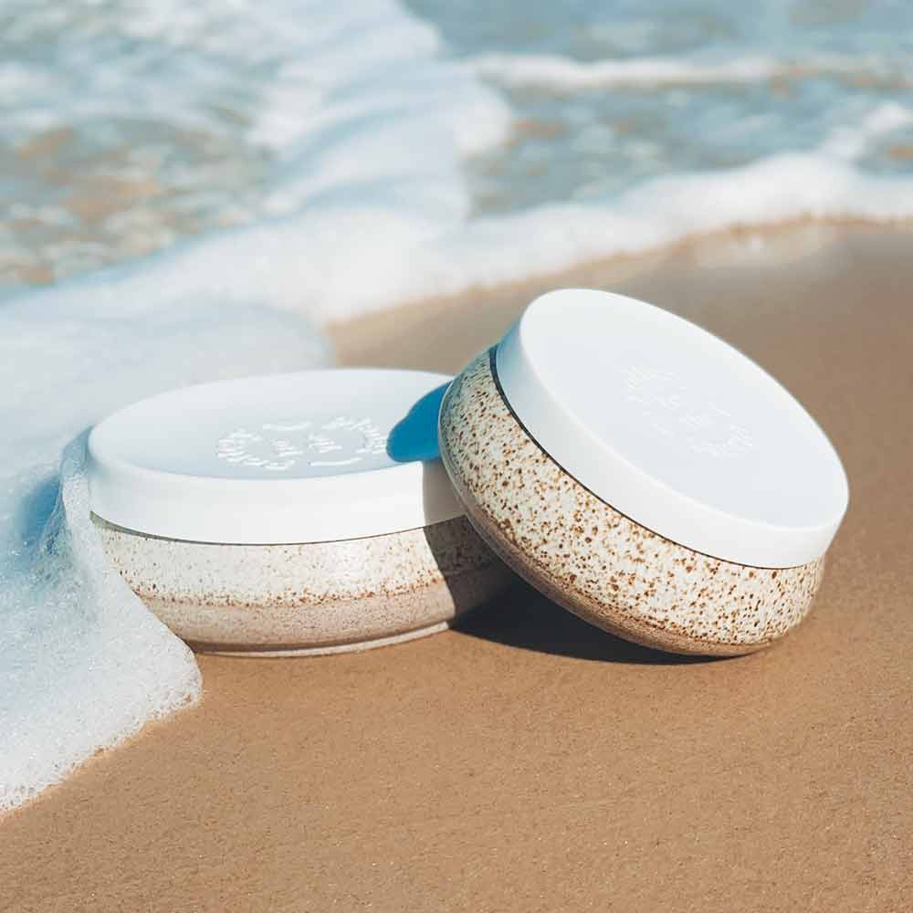 Sandy Ceramic Travel Bowl Small and Large