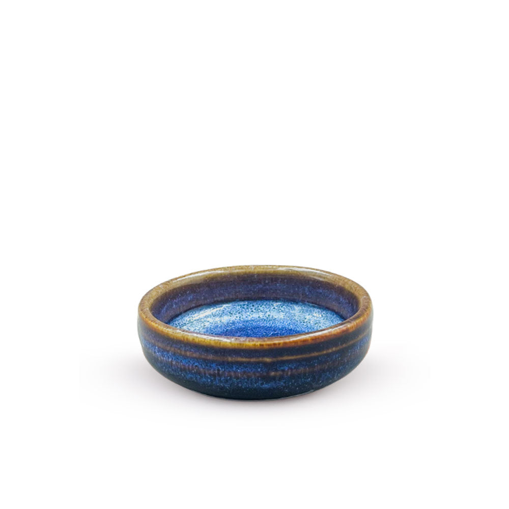 Navy Ceramic Pinch Bowl 