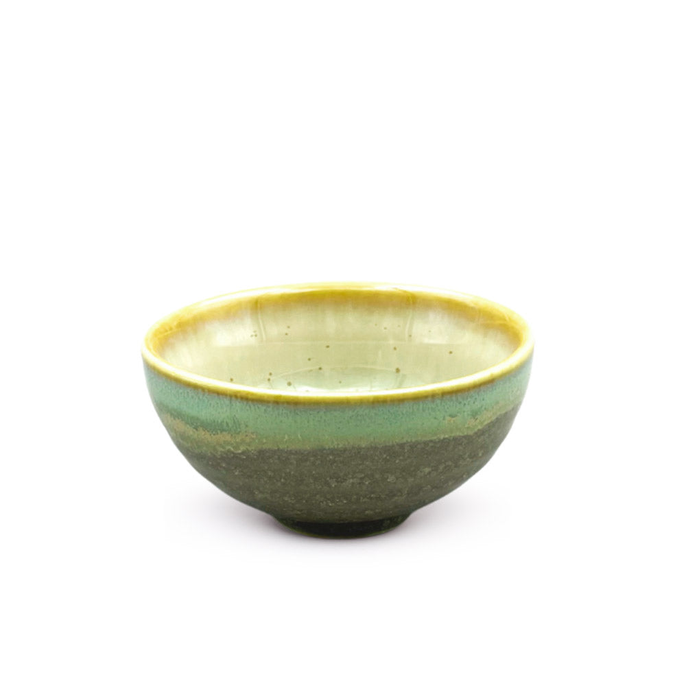Rainforest Green Ceramic Share Bowl 