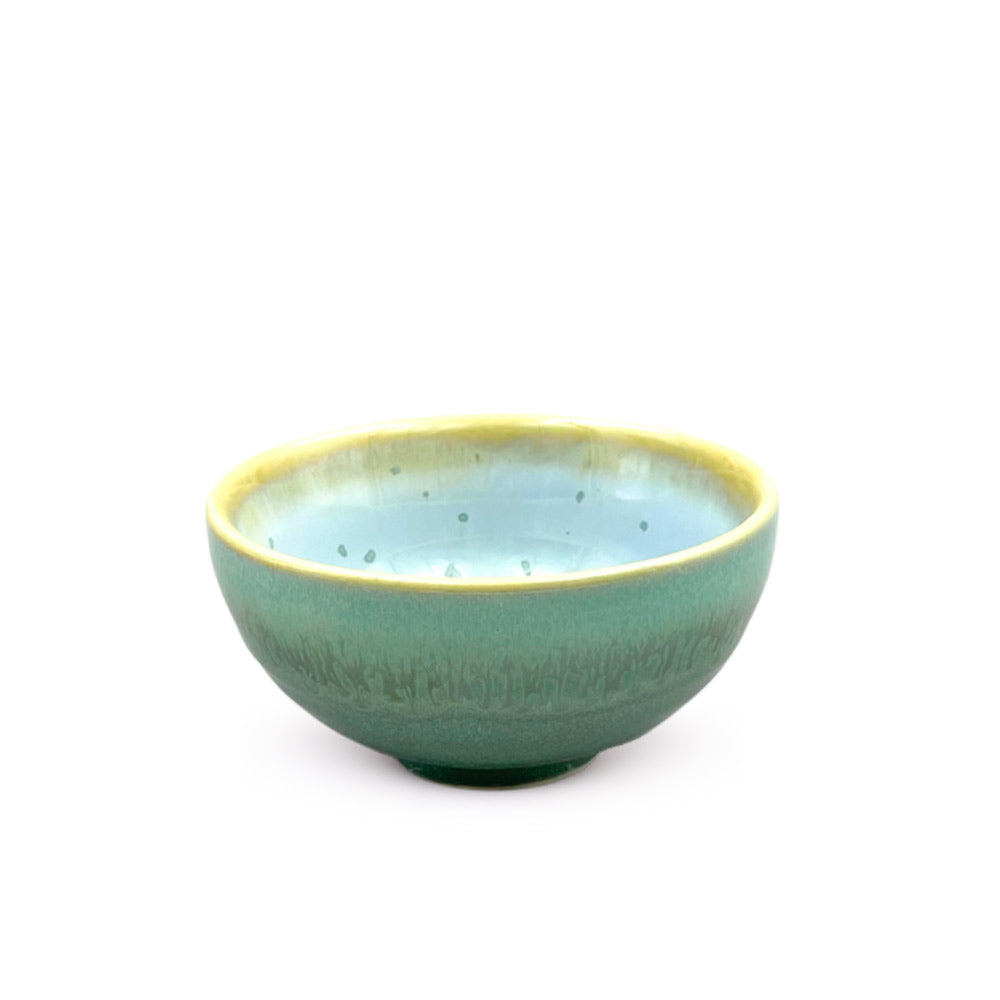 Blue and Green Ceramic Share Bowl 