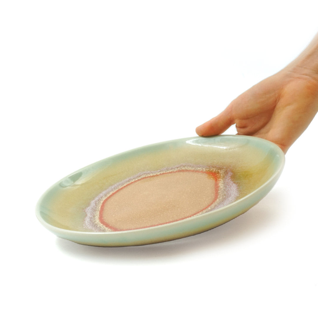 Pottery For The Planet Side Plate Coral Dreaming With Hand