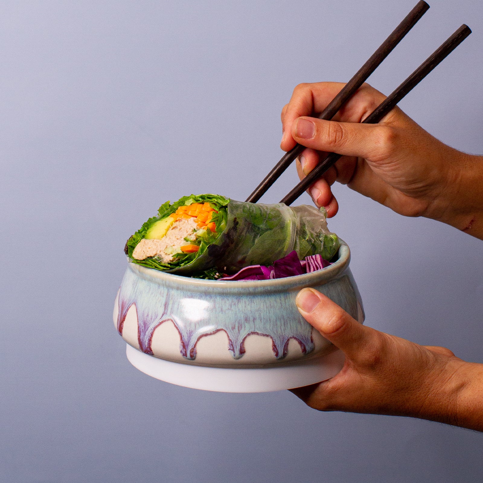 Pottery For The Planet Ceramic Bowl Lunch Bowl Angelic