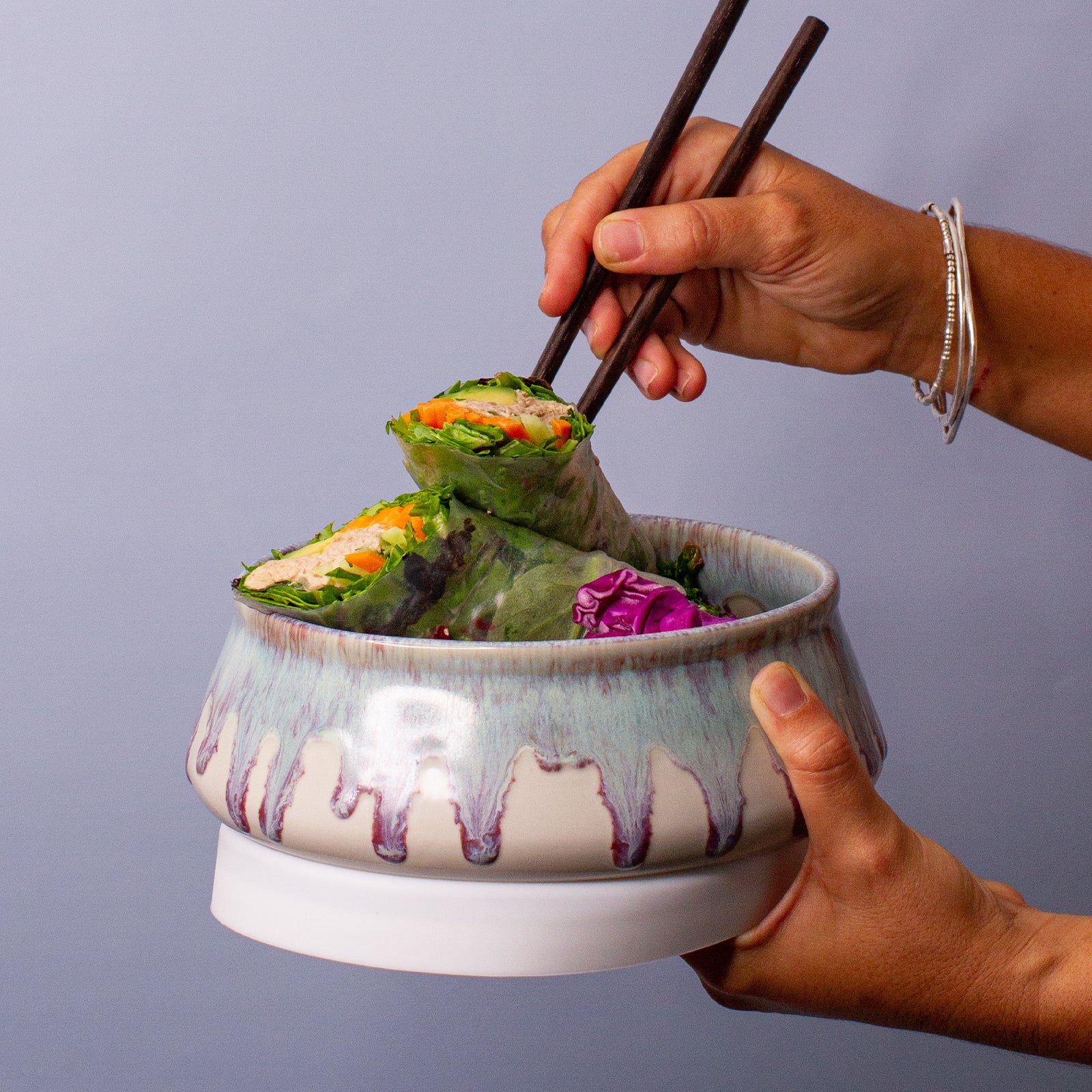 Pottery For The Planet Ceramic Bowl Lunch Bowl Angelic