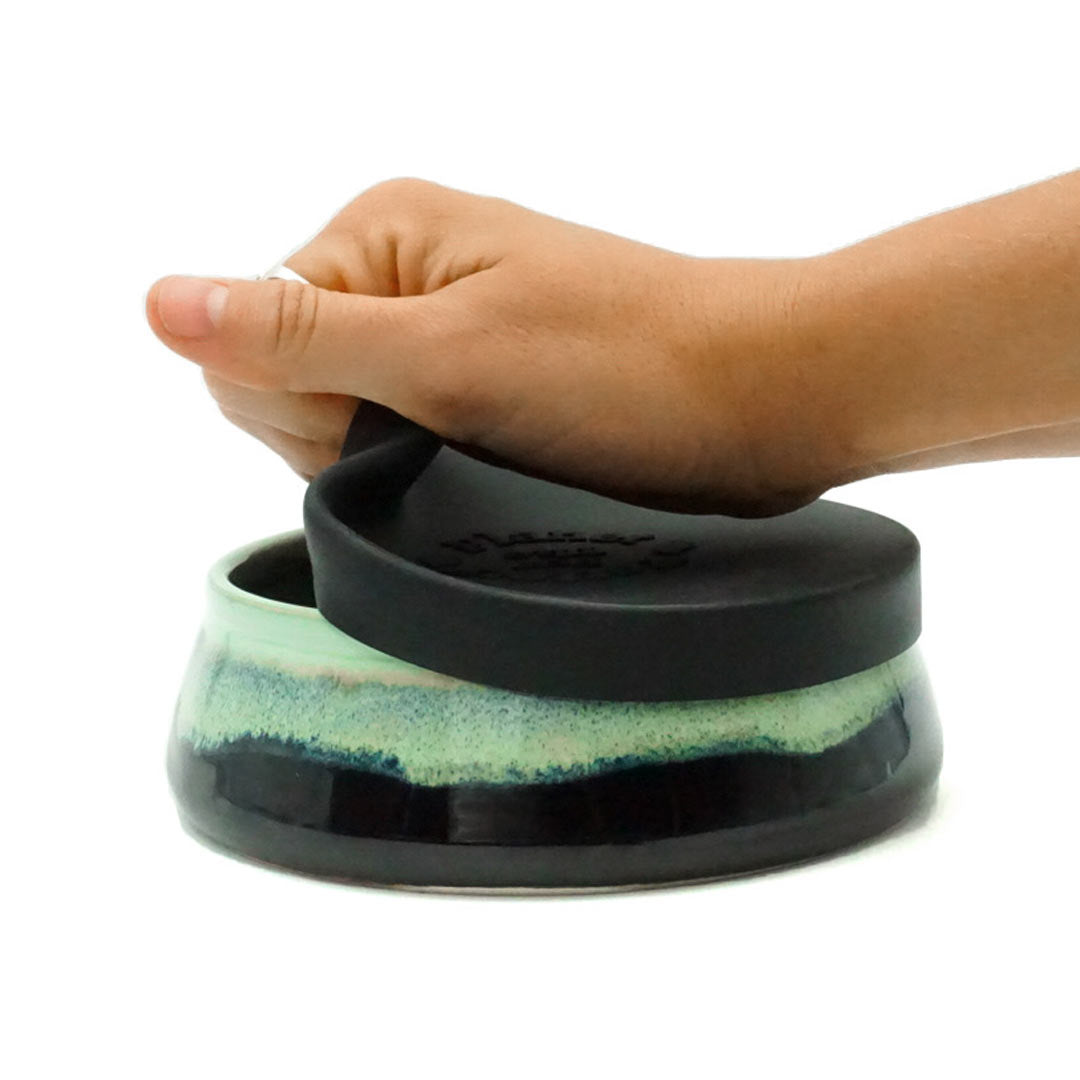 Pottery For The Planet Travel Bowl Sexy Lime Small Open