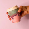 Pink Flamingo Reusable Coffee cup 8oz