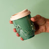 Green Sea Turtle Ceramic Cup 8oz