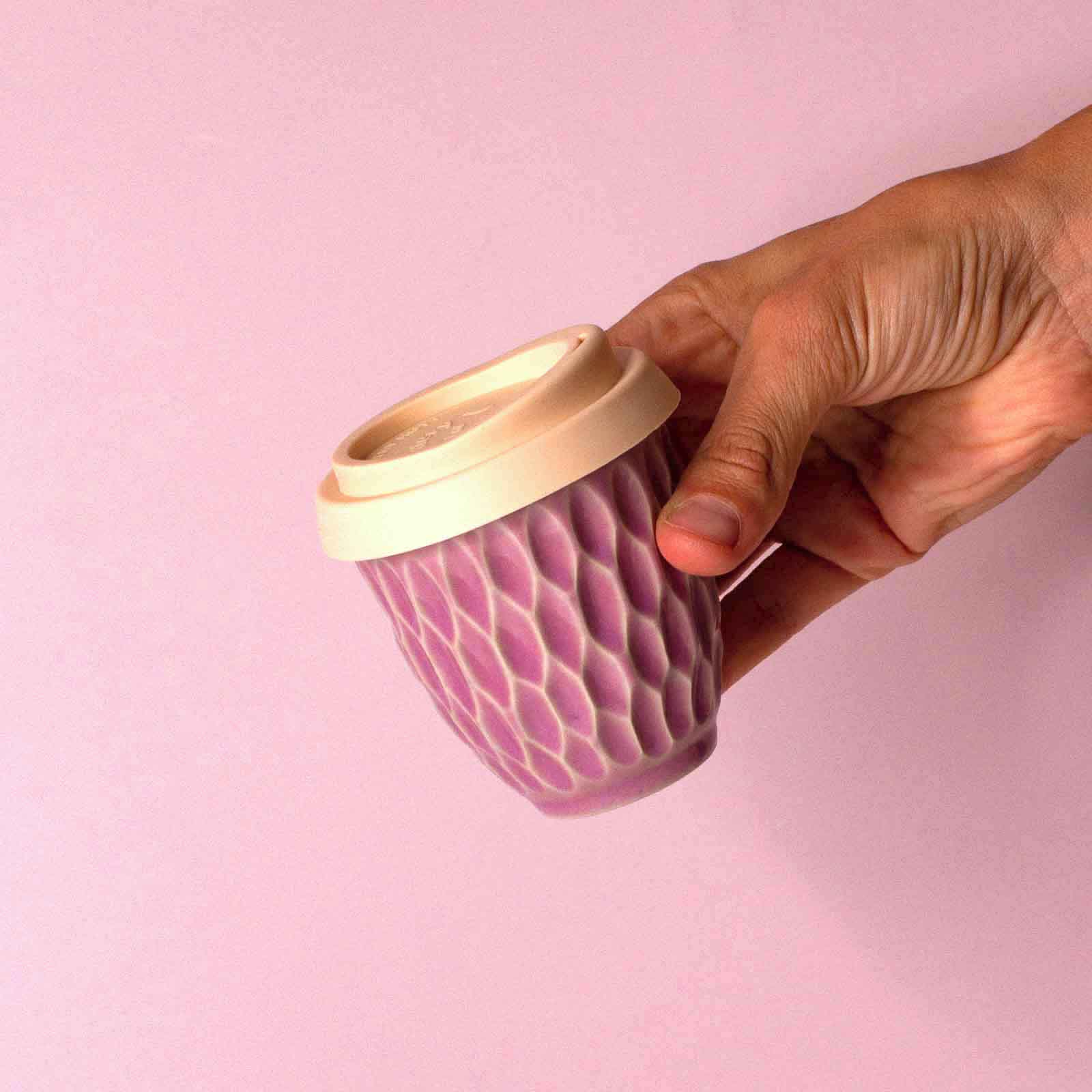 Pottery For The Planet Cup Lavender 4oz Piccolo Cup