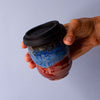 Blue and Brown Ceramic Reusable Coffee Cup (Outback) 8oz