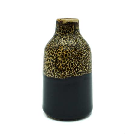 Black and Gold Bud Vase
