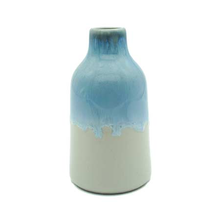 Blue and White Bud Vase